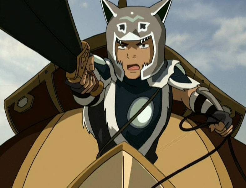 Sokka in the beginning isn’t super serious or as devoted to the whole cause...