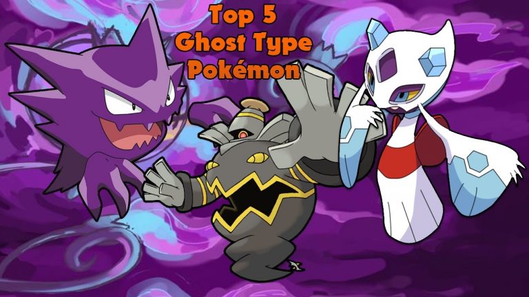 Top 5 Ghost Type Pokémon